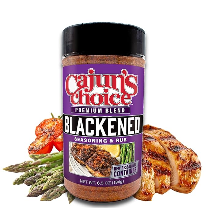 Cajun Choice Blackened Seasoning 6.5 OZ (Pack of 3) - Use for Grilling or Cooking Fish, Chicken