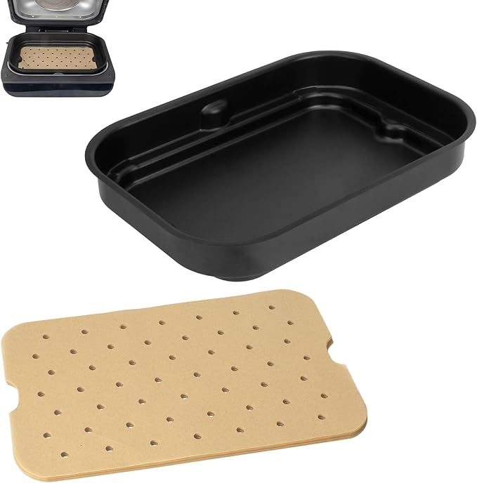 Grill Plate & Air Fryer Liners for Ninja FG551 Foodi Smart XL 6-in-1 Indoor Grill, Disposable