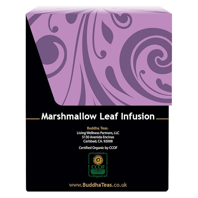 Buddha Teas - Marshmallow Leaf Tea - Herbal Tea - For Health & Wellbeing - With Flavonoids