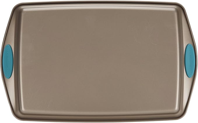 Rachael Ray Cucina Nonstick Bakeware Set with Grips, Nonstick Cookie Sheet / Baking Sheet and