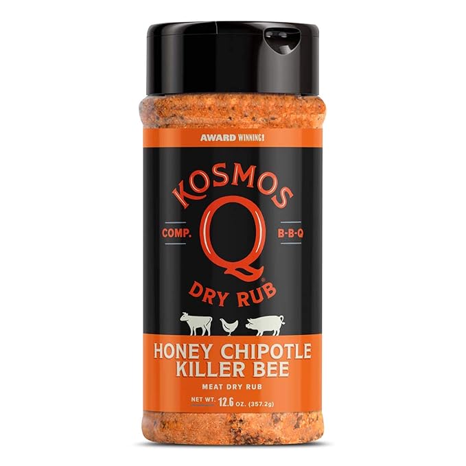 Kosmos Q BBQ Grill Spices and Seasonings Set - 8 Flavor Variety BBQ Rub Seasoning Gift Set for