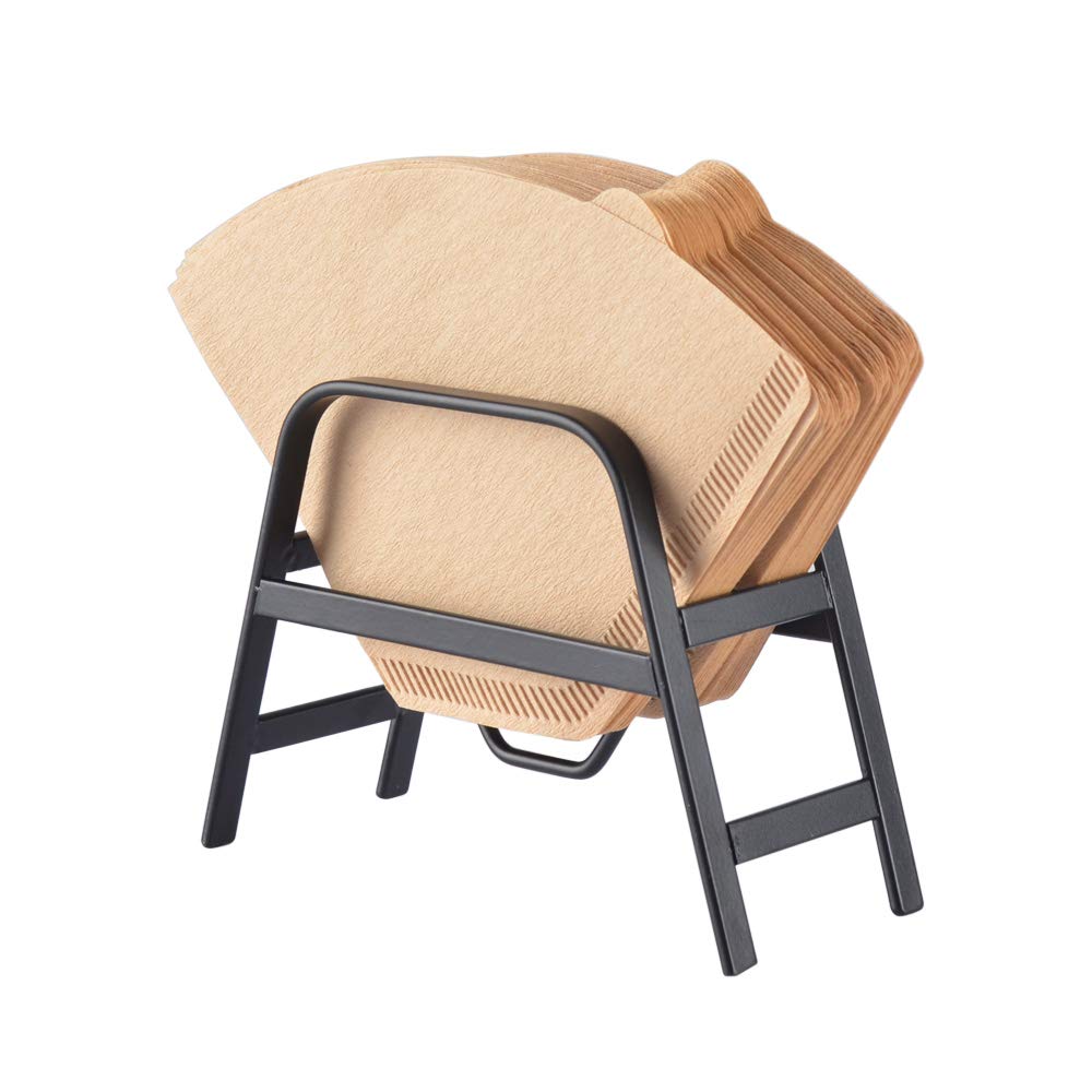 Coffee Filter Holder for Cone & V60 Coffee Filters - CAFEMASY Metal Coffee Filter Paper Holder Rack