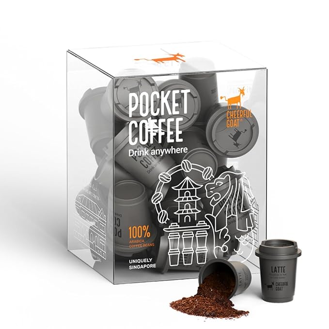 CheerfulGoat Instant Cold Brew Coffee – Speciality Javy Coffee Extract 100% Arabica, Freeze-Dried