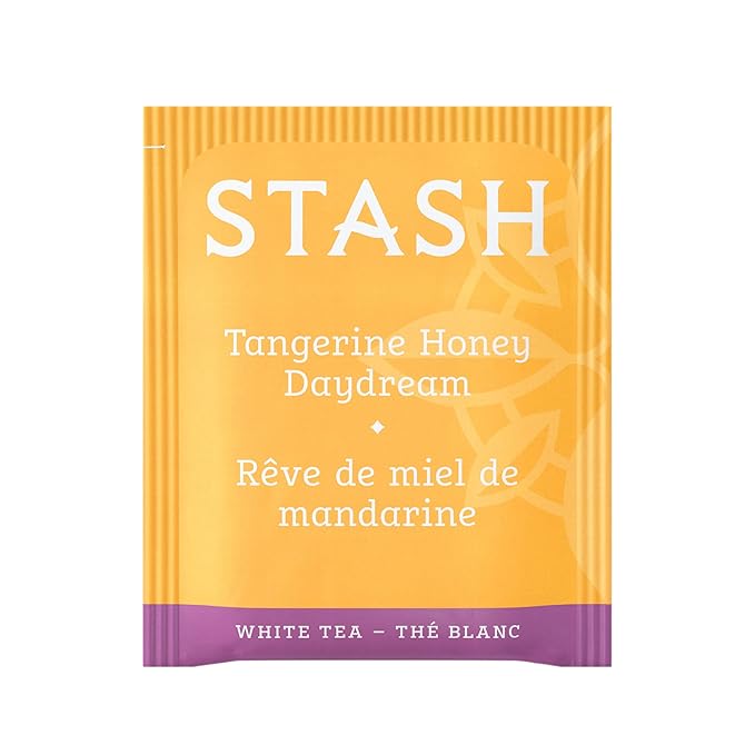 Stash Tea Tangerine Honey Daydream White Tea - Caffeinated, Non-GMO Project Verified Premium Tea