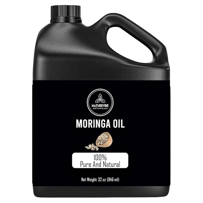 Naturevibe Botanicals Moringa Oil 32 Ounces | 100% Pure and Natural | Great for Skin Care and Hair