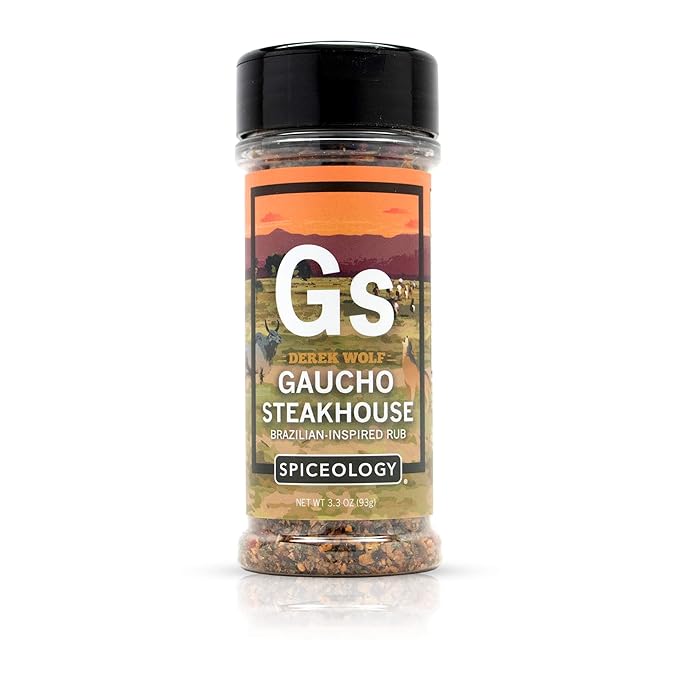 Spiceology & Derek Wolf - Gaucho Steakhouse - Brazilian-Inspired Steak Rub - Barbeque Seasoning