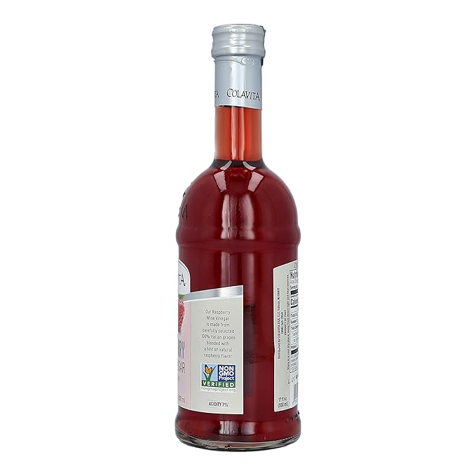 Colavita Raspberry Red Wine Vinegar, Special, 17 Fl Oz (Pack of 2)