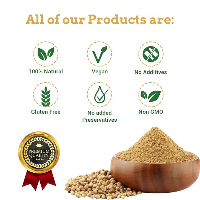 Spice Magic Ground Coriander Powder - 100% Pure & Freshly Ground, Non-GMO, Premium Quality Spice