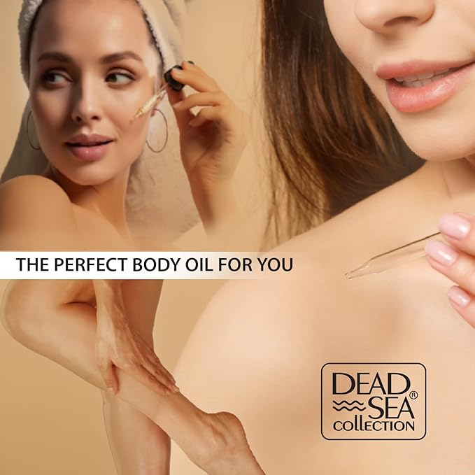 Dead Sea Collection Body Oil with Lavender-Dry Skin Moisturizer and Hydrating Massage
