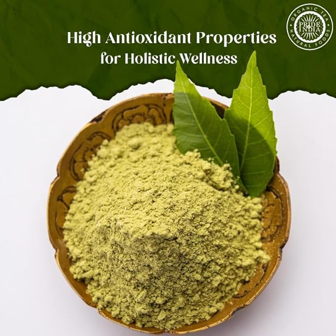 Pride Of India | Natural Neem/Margosa Herb Powder 8 oz (227 gm) | Nutrient-Rich Superfood | Add it