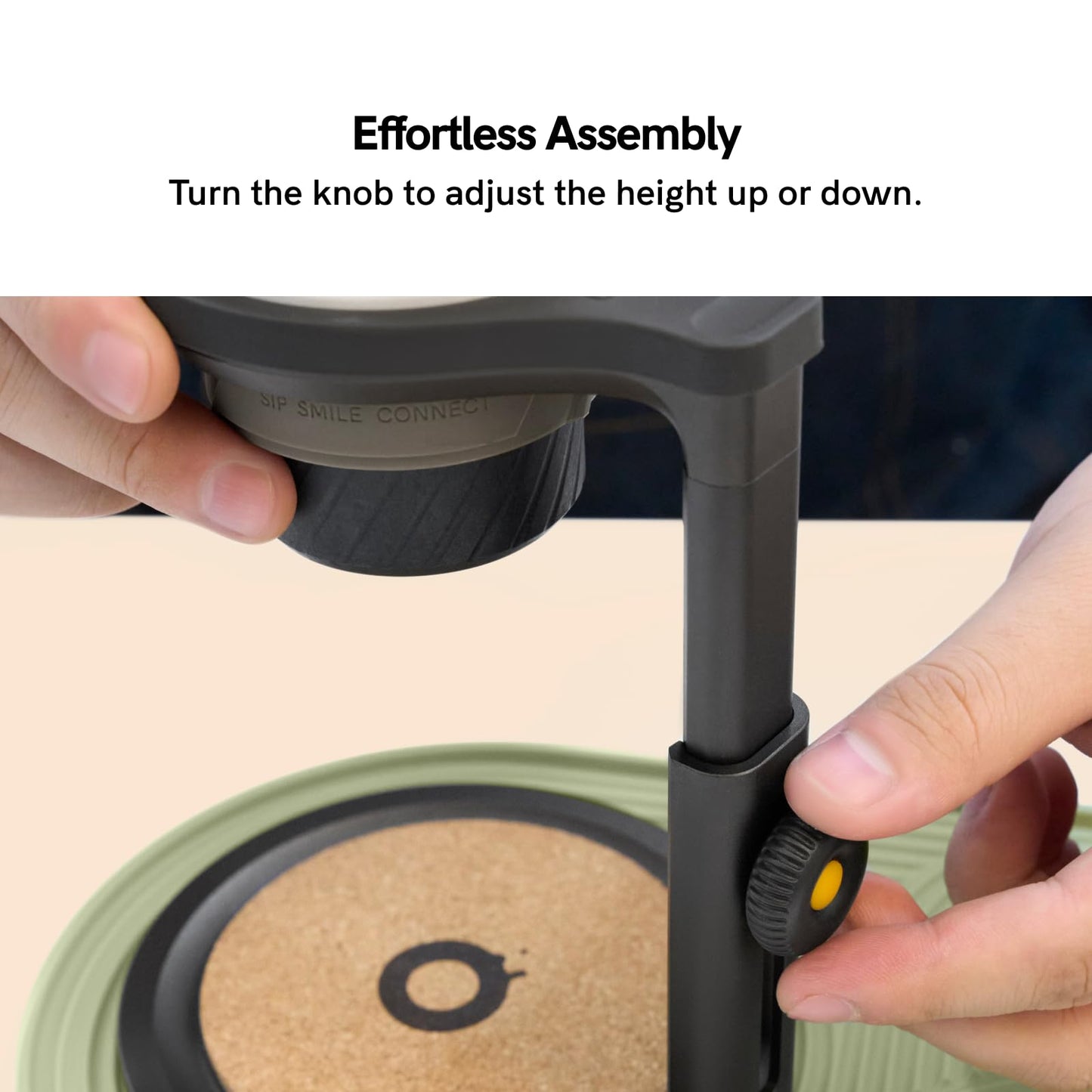 OutIn Detachable Universal Coffee Stand with Cork Pad