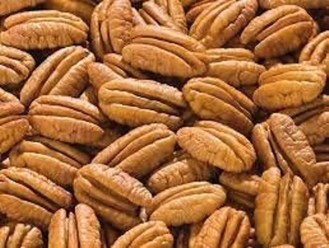 Whole, Shelled & Dry Roasted Georgia Pecans Unsalted (1 Lb.) - Vegan & Keto Friendly - Oven Roasted