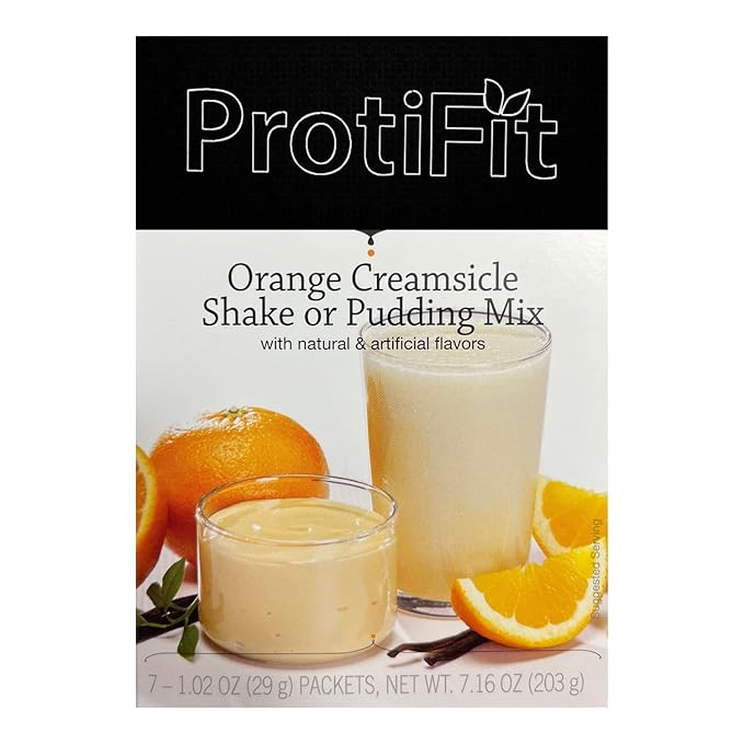 PROTIFIT - High Protein Pudding/Shake Mix, 15g Protein, Low Calorie, Low Fat, Low Carb, Aspartame