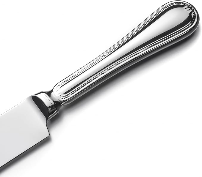 2 Piece Wedding Cake Server Set,18/10 Stainless Steel Dessert Set Pie Server Cake Cutter Knife for