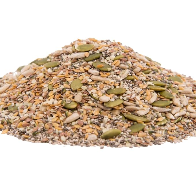 GERBS Raw Super 7 Seed Snack Trail Mix 2 LBS. | Top 14 Food Allergy Free | Resealable Bulk Bag |