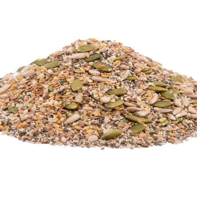 GERBS Raw Super 7 Seed Snack Trail Mix 1 LBS. | Top 14 Food Allergy Free | Resealable Bulk Bag |