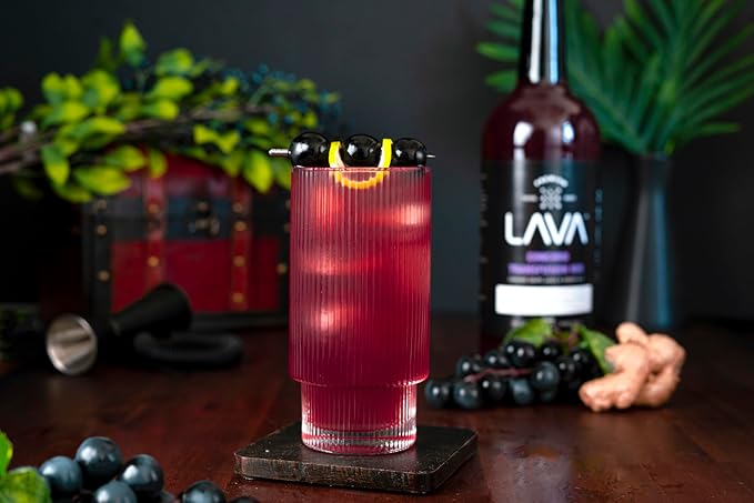 (3 Pack) LAVA Premium Concord Transfusion Mix made with concord grape juice, real ginger, ginger