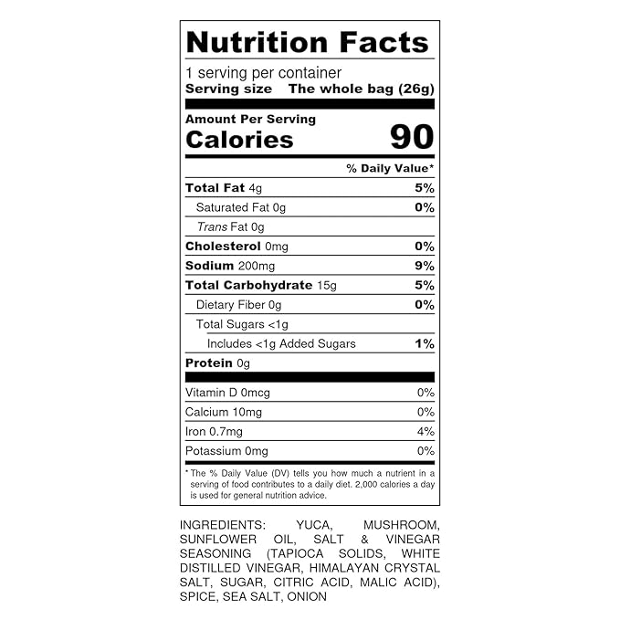 SNACKLINS Plant Based Crisps SEA SALT & VINEGAR - Gluten Free, Grain Free, 100% Kosher, Vegan