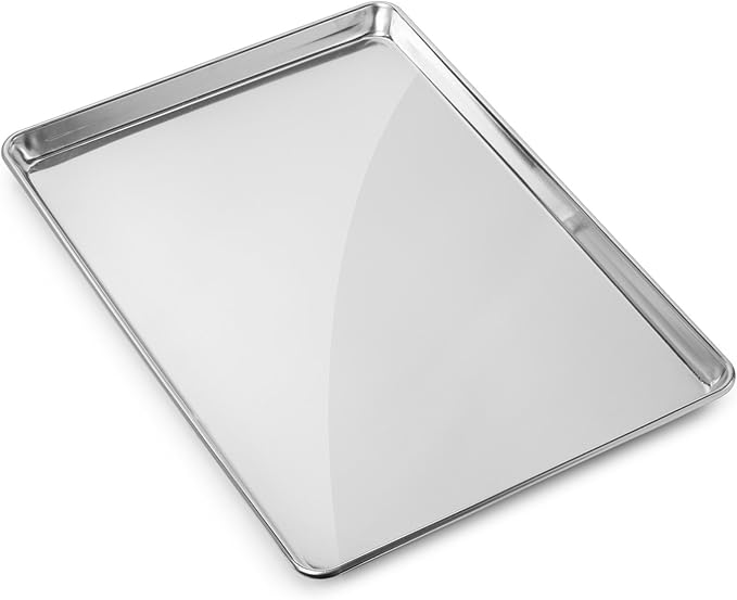 GRIDMANN 15" x 21" Commercial Grade Aluminum Cookie Sheet Baking Tray Pan Three Quarter Sheet - 6
