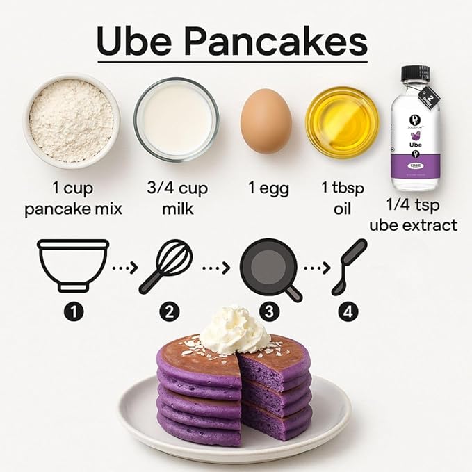 Dolce Flav Purple Ube Extract ??2 Ounce Water-Soluble Kosher, Sugar-Free, Concentrated Sweet Ube