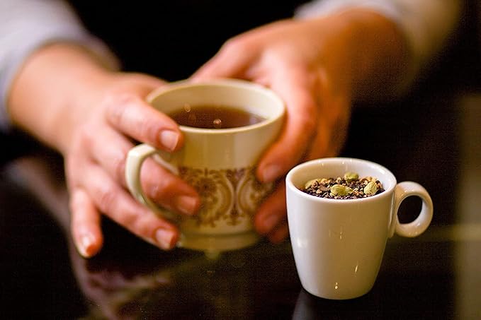 Golden Moon Tea Organic Masala Chai Black Tea - Pure & Authentic Blend - Loose Leaf, Non-GMO