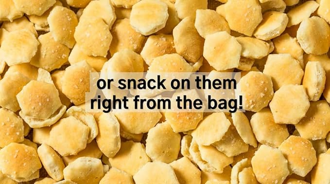 Oyster Crackers Individual Packages, Soup Crackers Oyster Crackers Bulk Pack of 150, Kosher Oyster