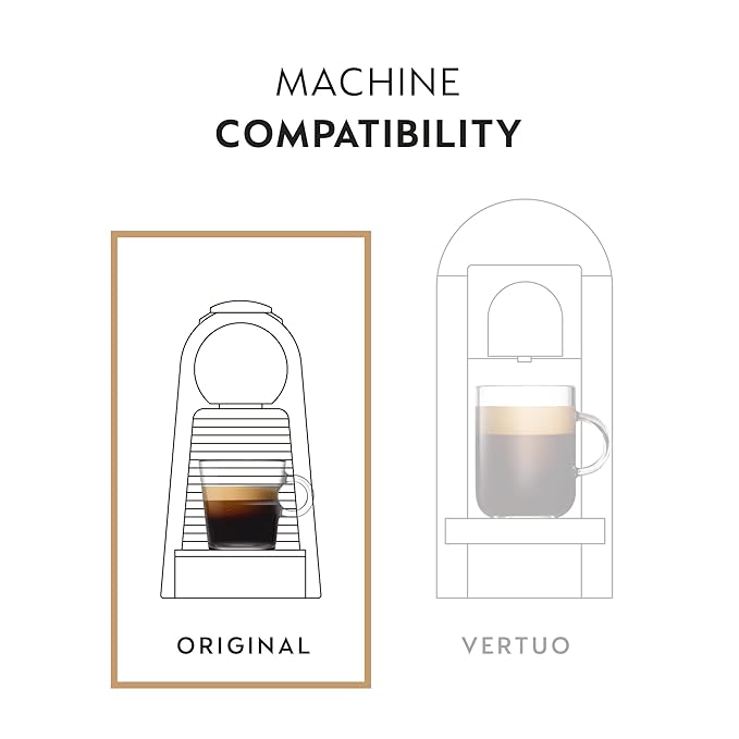 Nespresso Capsules Original Line, Vaniglia, Medium Roast Espresso Coffee, 50 Count Espresso Coffee