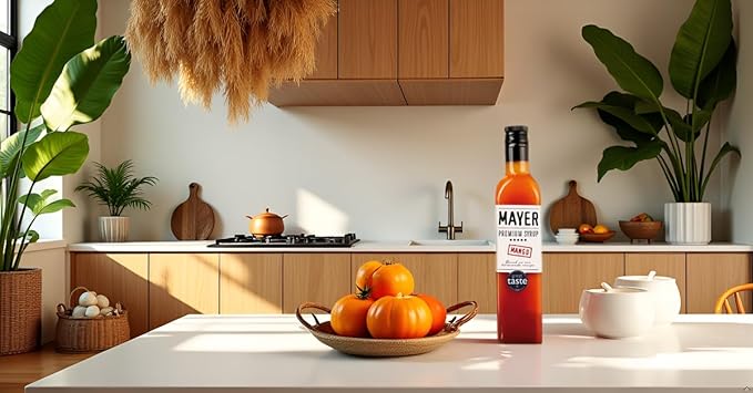 Mayer Premium Artisanal Mango Cocktail Syrup - Handcrafted in Hungary, All Natural, Over 50% Real