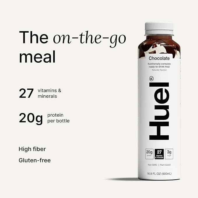 Huel Ready-to-Drink | Chocolate Meal Replacement Drink | High Protein Drink | Nutritionally