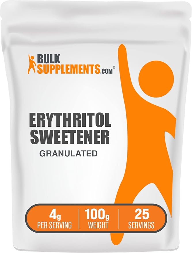 BulkSupplements.com Erythritol Powder - Erythritol Sweetener. Sugar Substitute - Zero Calorie