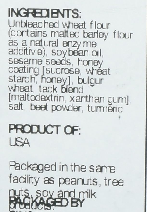 Sincerely Nuts Honey Sesame Sticks Snacks, 2lb - Kosher Certified - Crunchy Toasted Honey Sesame