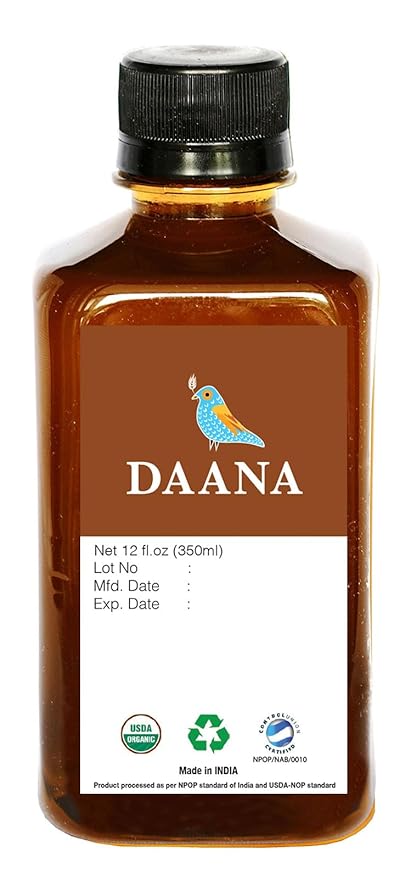 Daana Mustard Oil: CERTIFIED USDA ORGANIC, EXTRA VIRGIN, COLD PRESSED (12 oz)