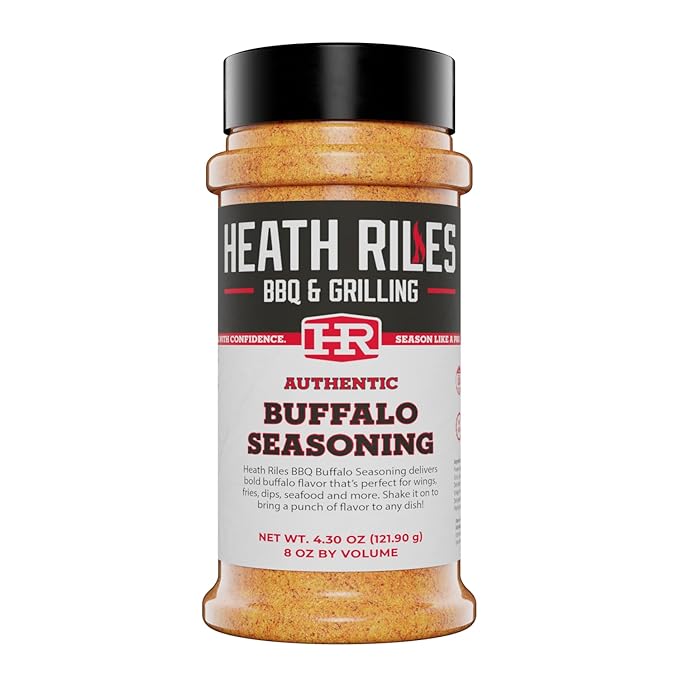 Heath Riles BBQ Rub - Buffalo Seasoning, Champion Pitmaster Recipe, Legendary Rubs For Smoking &
