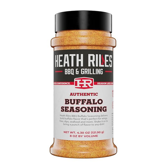 Heath Riles BBQ Rub - Buffalo Seasoning, Champion Pitmaster Recipe, Legendary Rubs For Smoking &
