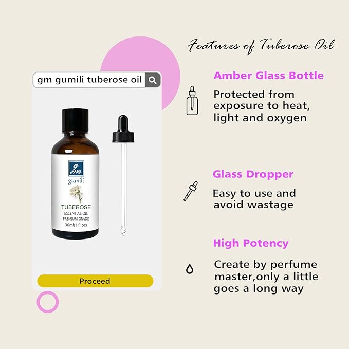 Tuberose Essential Oil, Home Fragrance Oil, Candle Scents Soy Wax Candle Making, Freshie Scents