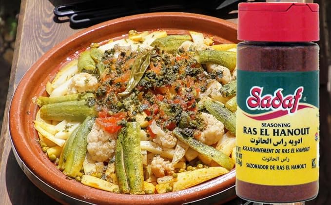 Sadaf Ras El Hanout Seasoning - Ancient Moroccan Blend of Spices - Perfect for your couscous