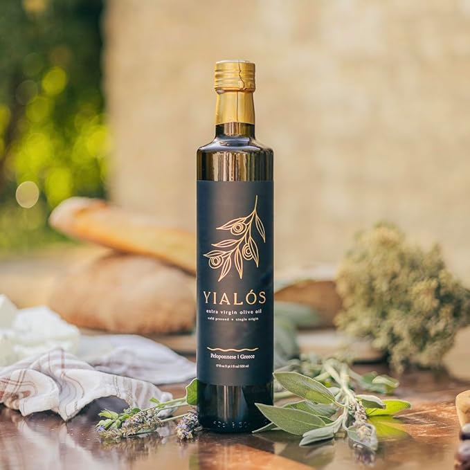 Yialós Extra Virgin Olive Oil from Greece ??2025 NYIOOC Winner | Small Batch, Single Estate, 100%