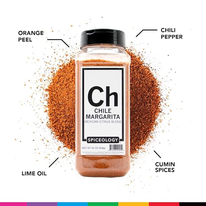 Spiceology - Chile Margarita Mexican Citrus Spice Blend - Chili Lime Taco Seasoning - Use On:
