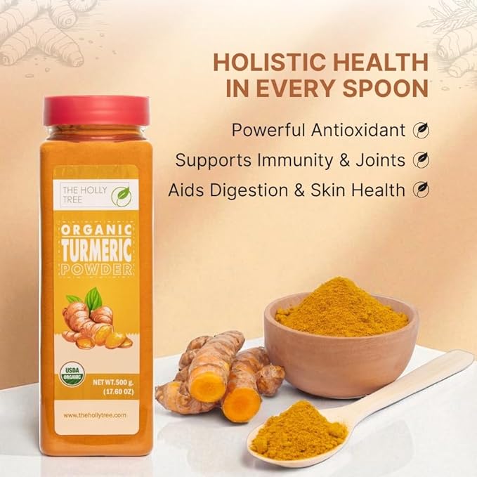 Organic Turmeric Powder 17.60 oz ??Turmeric Powder Organic for Cooking, Drinks & Skin ??USDA