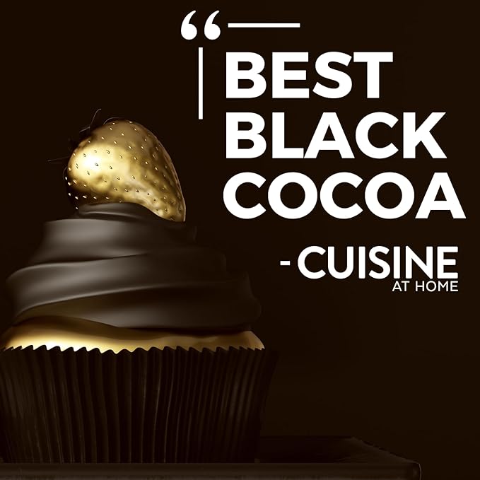 Black Cocoa Powder (5 lb) Bake the Darkest Chocolate Baked Goods, Achieve Rich Chocolate Flavor