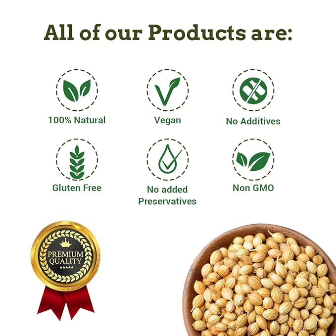 Spice Magic Coriander Seeds | 7oz (200g) ~ 100% Natural