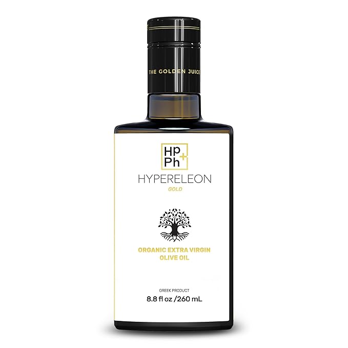 HYPERELEON GOLD | Premium, Organic, Extremely High Phenolic, Greek Extra Virgin Olive Oil 100% Pure
