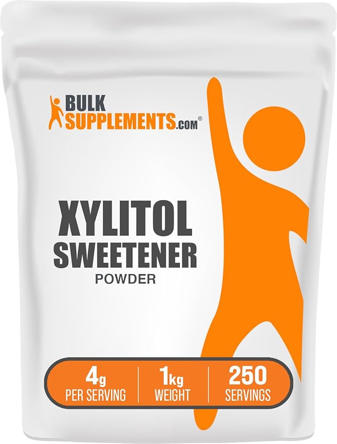 BulkSupplements.com Xylitol Powder - Xylitol Sweetener, Sugar Substitute For Baking & Cooking - Low