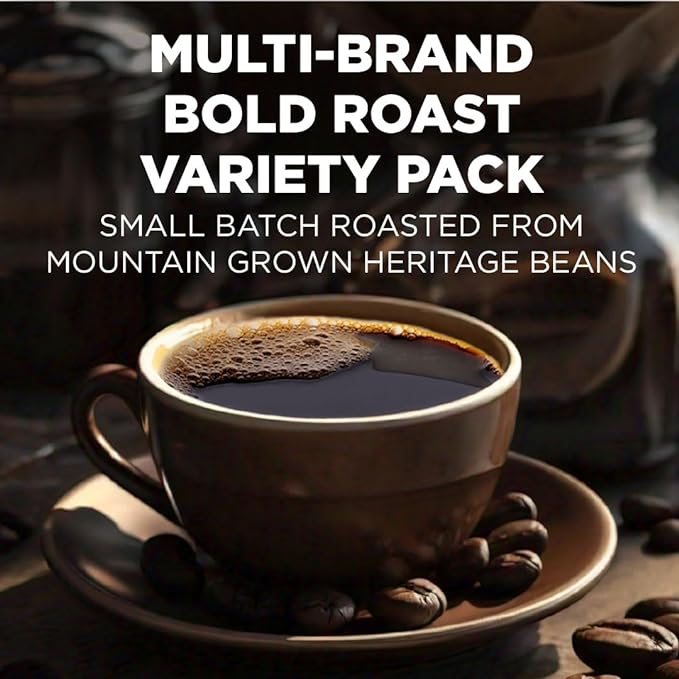 Intelligent Blends Dark Roast Coffee Pods Variety Pack, 50 ct, Recyclable Single Serve Pods – 100%