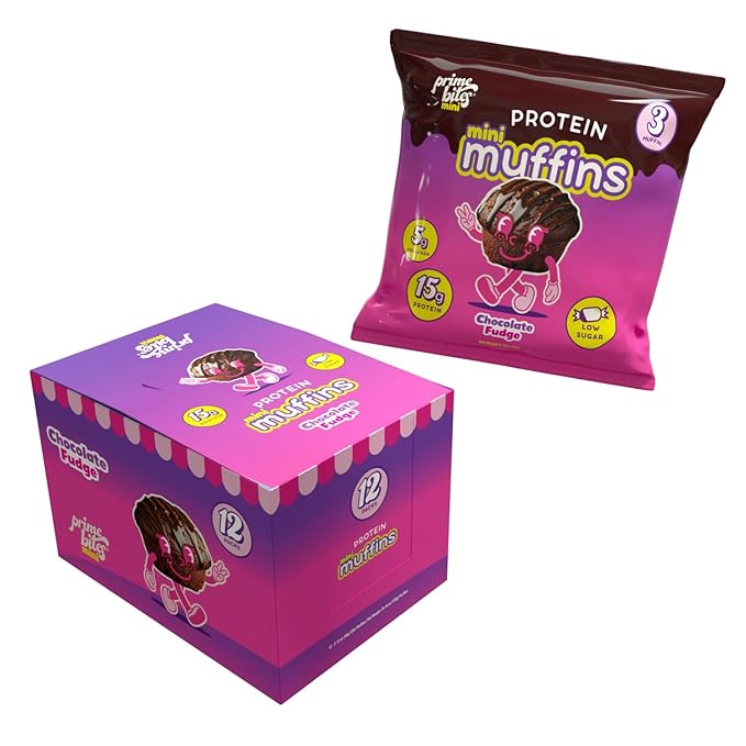 Prime Bites Minis | Protein Mini Muffins from Alpha Prime Supplements | High Protein, Collagen