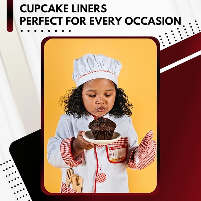 Green Direct Standard Size Brown Cupcake Liners ??Pack of 500 Paper Baking Cups for Muffin Pans