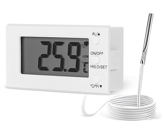 Digital Oven Thermometer -58°F to 572°F/-50°C-300°C, Thermometer with Probe, High Low Temperature