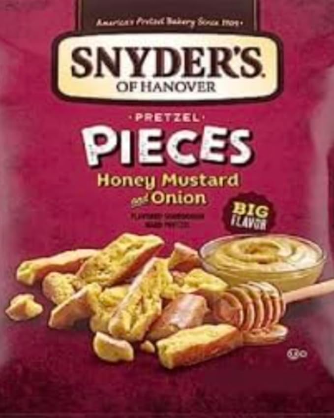 Snyder's Pretzels: 3 Variety 9 Pack: 3 Honey Mustard - 3 Buffalo Wings - 3 Jalape챰o Pretzels - 2.25