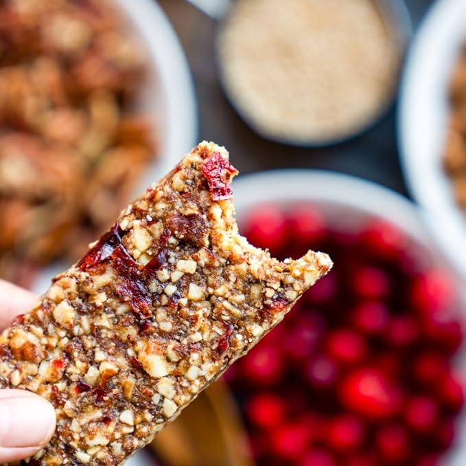 Taos Bakes - Caramel Pecan + Cranberries - Breakfast Bars - 5g Fiber & Gluten Free - Healthy Snacks