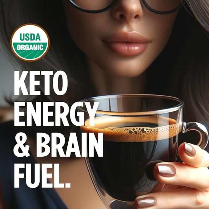 VitaCup Organic Genius Keto Coffee Pods, Increase Energy & Focus w/MCT Oil, Turmeric, B Vitamins